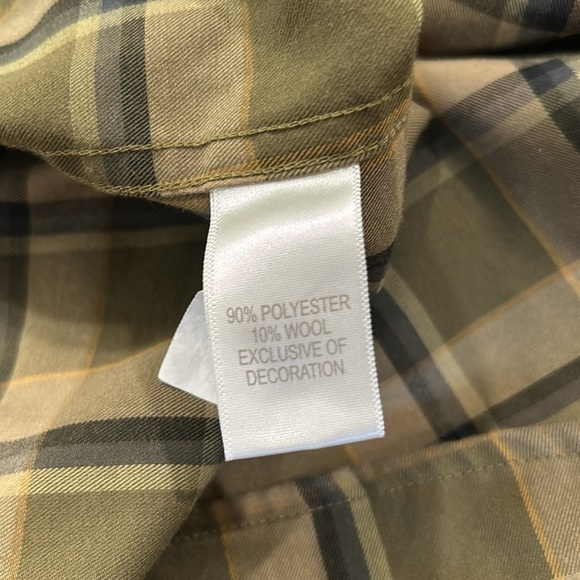 Duluth Trading Co Alaskan Hardgear Green Plaid Long Sleeve Button Down Large - Picture 15 of 16